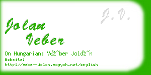 jolan veber business card